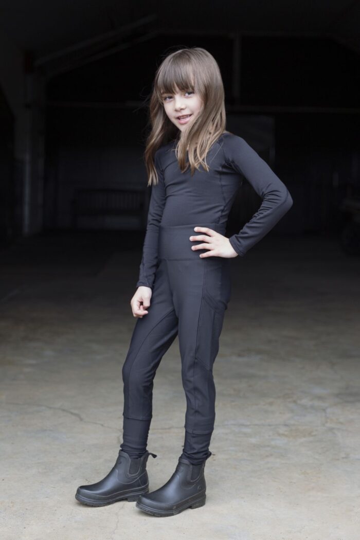 Top Reiter Hestur leggings barn
